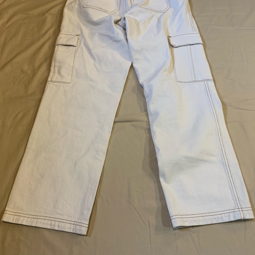 PacSun White Cargo Pants Women's Size S - Picture 9 of 9